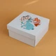 Коробка Подарункова eko-kraft 200*200*100 мм - упак 3 шт - Мікрогофра Коробочка з малюнком "Зайчик with Love" - зображення 1