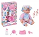 Пупс функциональный BABY Cute пьет из бутылочки ходит в туалет звуки аксессуары 33 см (2289003)(L 006-7/002) - изображение 2