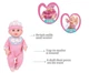 Пупс функциональный BABY Cute пьет из бутылочки ходит в туалет звуки аксессуары 33 см (4854343)(L 006-6) - изображение 5