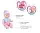 Пупс функциональный BABY Cute пьет из бутылочки ходит в туалет звуки аксессуары 33 см (43465343)(L 006-6/002) - изображение 3