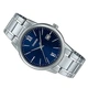Годинник Casio MTP-V002D-2B3UDF у синьому кольорі із сріблястим відтінком. - зображення 5