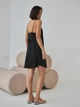 Ночная рубашка женская BARWA garments 0338 S Черная (2110003381018) - изображение 3