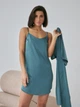 Ночная рубашка женская BARWA garments 0167 L Морская волна (2110001673344) - изображение 4
