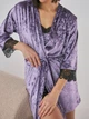 Халат женский BARWA garments 251 M Темно-фиолетовый (2110002512697) - изображение 4