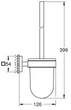 Ёршик для унитаза GROHE QuickFix Start Cube 40977000 - изображение 6
