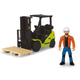 Wózek widłowy Dickie Playlife Clark Forklift z akcesoriami (4006333075230) - obraz 3