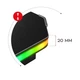 Геймерский стол для компьютера c LED подсветкой 120 х 60 х 75 см с вырезом Huzaro Hero 2.5 RGB компьютерный игровой стол для геймера - изображение 6