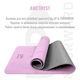 Килимок для йоги UP & FORWARD 183x61x0.6 TPE Amethyst Flower - зображення 2