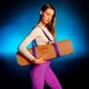 Килимок для йоги UP & FORWARD 183x61x0.6 TPE Amber Flower - зображення 6