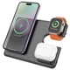 Док станція 3 в 1 Hoco CQ1 22,5W для Apple IPhone 12-15, iWatch, AirPods - зображення 3