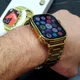 Смарт-годиник Smart Watch Series 8 Hoco Y12 Ultra 49 мм Golden 320 мАч з укр меню - зображення 4