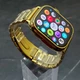 Смарт-годиник Smart Watch Series 8 Hoco Y12 Ultra 49 мм Golden 320 мАч з укр меню - зображення 10