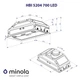 Вытяжка полновстраиваемая Minola HBI 5204 GR 700 LED - изображение 10