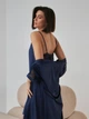 Ночная рубашка женская BARWA garments 0338 L Темно-синяя (2110003383418) - изображение 13