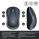 Мышь Logitech M185 Wireless, Black, Refurbished - изображение 3