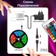 Комплект - cветодиодная лента RGB 5050 от сети 220в + пульт ДУ ( 300 LED 5м ) ( SMD 5050 ) - изображение 3