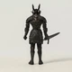 Игровая фигурка Dark Souls Дарк Соулс Black Knight Черный Рыцарь, 12см (DS 0016) - изображение 2