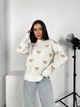 Светр вовняний теплий жіночий Oversize 42/46 Білий - зображення 5