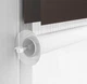 Ролета День Ночь TyulPan 85x170 см Шоколадный с нижним фиксатором - изображение 4