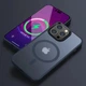 Чехол TPU+PC Metal Buttons with MagSafe Colorful для Apple iPhone 14 Pro (6.1") Dark Blue - изображение 2