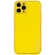 Шкіряний чохол Xshield для Apple iPhone 12 Pro (6.1") Жовтий / Yellow - зображення 1