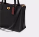 Сумка женская кожаная Coach Willow Tote 24 черная - изображение 6