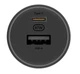 Автомобильное зарядное устройство Xiaomi Car Charger USB+Type-C 67W BHR6814GL Black - изображение 2