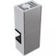 Камінна топка Kratki SIMPLE 8 BS права в обудові BOX стальний - білий - изображение 2