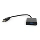 Адаптер Cablexpert HDMI - VGA V 1.4 (M/F), 0.15 м, чорний (A-HDMI-VGA-04) блістер - изображение 1