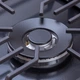 Газовая варочная поверхность WEILOR GM W 624 BL, черная эмалированная с турбо конфоркой, газ-контроль - изображение 5