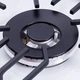 Газовая варочная поверхность для кухни WEILOR GM W 624 WH, белая эмалированная с турбо конфоркой, газ-контроль - изображение 4
