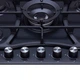 Газовая варочная поверхность WEILOR GM W 714 BL, черная эмальрованная на 5 конфорок, газ-контроль - изображение 4