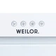 Белая полновстраиваемая мощная кухонная вытяжка WEILOR PBE 6230 GLASS WH 1100 LED, 60 см, 1100 куб.м. - изображение 5