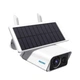 Автономная WiFi видеокамера ESCAM QF180, с аккумулятором 3MP, солнечная панель - изображение 1