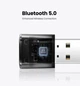Bluetooth-адаптер Ugreen Bluetooth 5.0 для ноутбука та ПК, чорний (US390) - зображення 2