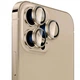 Защитное стекло Epik Metal Classic на камеру (в упак.) для Apple iPhone 15 Pro (6.1") / 15 Pro Max (6.7") Золотой / Gold - изображение 4