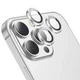 Защитное стекло Epik Metal Classic на камеру (в упак.) для Apple iPhone 15 Pro (6.1") / 15 Pro Max (6.7") Серебряный / Silver - изображение 3