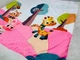 Детский розвивающий игровой коврик BABYSIT для малышей с мягкими бортиками дугами и игрушками для девочек Розовый - изображение 10