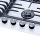 Газовая варочная поверхность Perfelli diamond g69c bianco - изображение 3