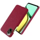 Защитный чехол KSQ Cloth Style для Realme C67 - Red - изображение 3