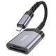 Адаптер переходник Переходник HOCO 2-in-1 card reader iP UA25 OTG Lightning для телефона - SD/TF Серый - изображение 6