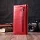 Вертикальный женский кошелек на магнитах из натуральной кожи ST Leather 22539 Красный - изображение 8