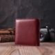 Небольшой женский кошелек с монетницей из натуральной кожи ST Leather 22544 Бордовый - изображение 4