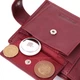 Практичный женский кошелек из натуральной кожи ST Leather 22554 Бордовый - изображение 6