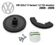 Ремкомплект дроссельной заслонки Volkswagen Golf V Variant 4motion 1.9 TDI 2008 - 2009 (03G128063) - изображение 1