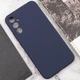 Чохол Silicone Cover Lakshmi Full Camera (AAA) для Samsung Galaxy A34 5G Темно-синій / Midnight blue - изображение 5