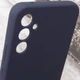 Чохол Silicone Cover Lakshmi Full Camera (AAA) для Samsung Galaxy A34 5G Темно-синій / Midnight blue - изображение 6