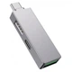 USB-хаб Type-C 3 в 1 WiWU T02 Pro Сірий - зображення 1