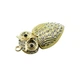 Жіночі фігурні флешки Dinosaur Driver 32Gb Crystal owl Сова Gold - зображення 3