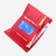 Кошелек женский кожаный ST Leather Accessories leather-19469 Красный - изображение 4